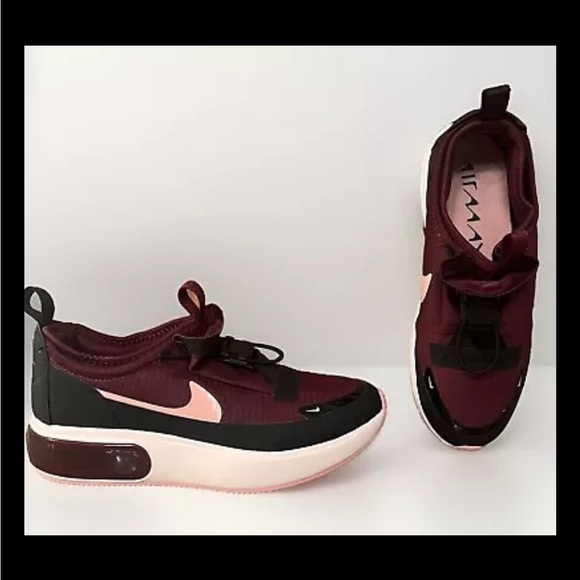 Nike Air Max Dia Winter Night Maroon/Coral 2022 BQ9665-604 SIZE 7.5 Like New - Picture 3 of 10